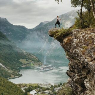 geirangerio fjordas